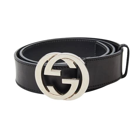 gucci black medium logo belt bag|gucci interlocking g belt bag.